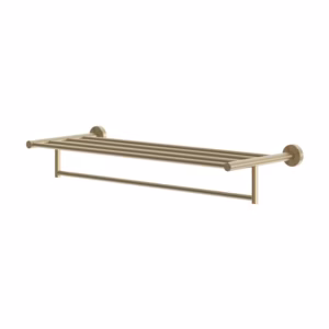 rvs 316L handdoek rek 60 cm PVD light gold