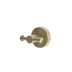 rvs 316L kleding haak dubbel PVD light gold