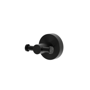 rvs 316L kleding haak dubbel PVD zwart