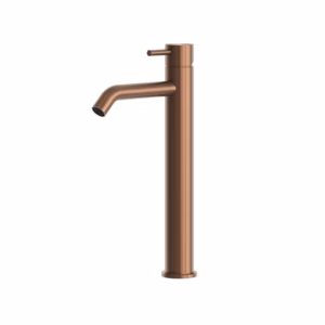 rvs 316L opbouw wastafel waskomkraan PVD rawcopper