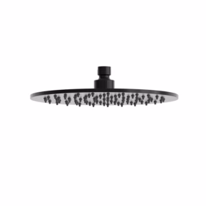 rvs 316L regendouchekop 25 cm PVD zwart