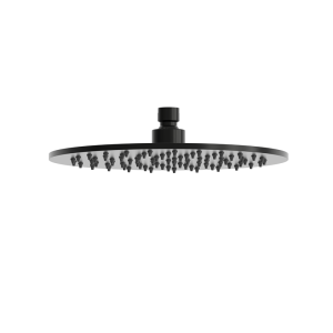 rvs 316L regendouchekop 25 cm PVD zwart