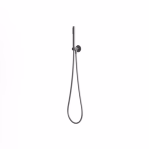 rvs 316L staaf handdouche houder met wateraansluiting PVD gunmetal black