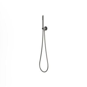 rvs 316L staaf handdouche houder met wateraansluiting PVD gunmetal black