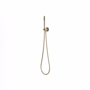 rvs 316L staaf handdouche houder met wateraansluiting PVD light gold