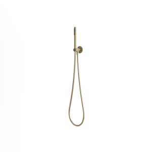 rvs 316L staaf handdouche houder met wateraansluiting PVD light gold