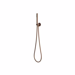 rvs 316L staaf handdouche houder met wateraansluiting PVD rawcopper