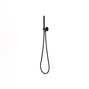 rvs 316L staaf handdouche houder met wateraansluiting PVD zwart