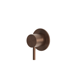 rvs 316L stopkraan inbouw PVD rawcopper