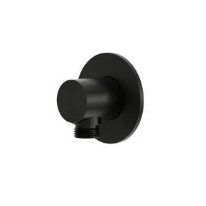 rvs 316L wanddoorvoer voor slangaansluiting PVD zwart