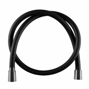 doucheslang van flexibel matzwart siliconen 150 cm gunmetal black