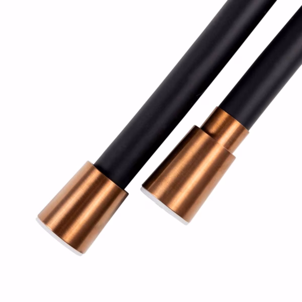 doucheslang van flexibel matzwart siliconen 150 cm rawcopper 02